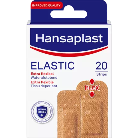 Hansaplast Elastic Waterproof Pleisters 20 stuks
