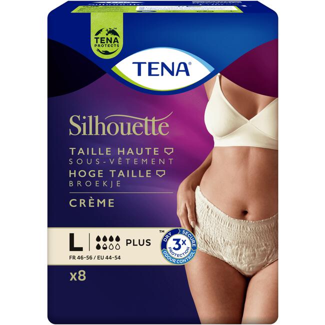 TENA Silhouette Pants Plus Crème High waist L 8 stuks