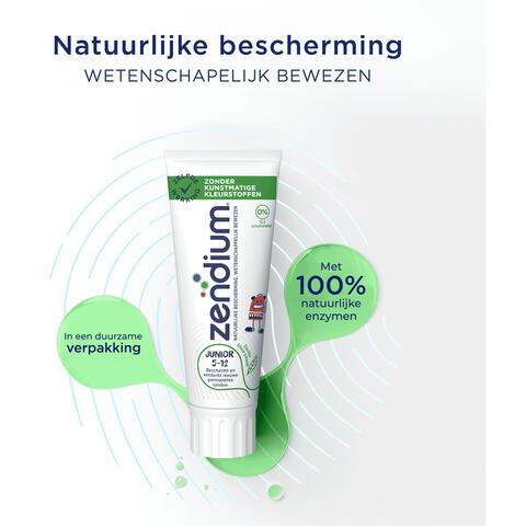Zendium Junior Junior 5-12 jaar Tandpasta 75 ML