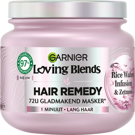 Garnier Loving Blends Rice Water Infusion Glans & Zacht haarmasker 340 ML