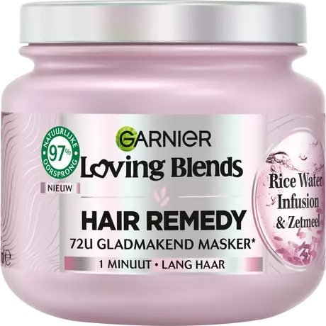 Garnier Loving Blends Rice Water Infusion Glans & Zacht haarmasker 340 ML
