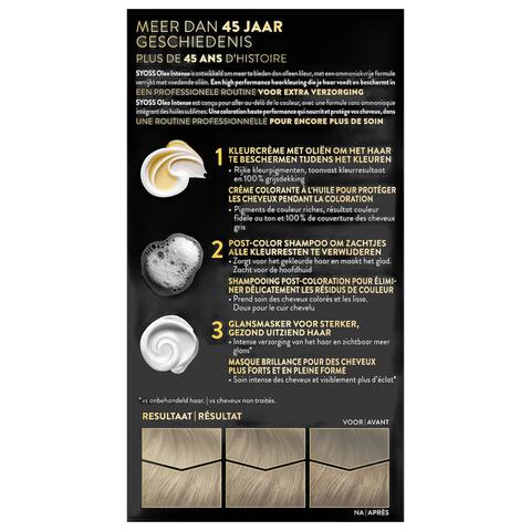 Syoss Oleo Intense Permanente Haarkleuring 8-05 Beigeblond/Blond Beige