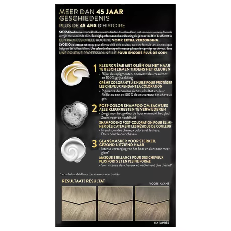Syoss Oleo Intense Permanente Haarkleuring 8-05 Beigeblond/Blond Beige