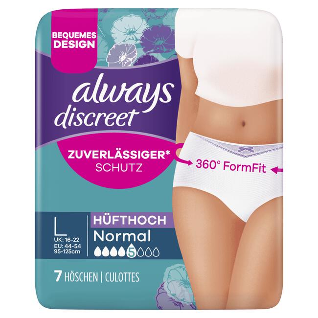Always Discreet Urineverlies Broekjes Normal M 12 Stuks