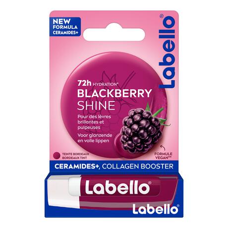 Labello Blackberry Shine 72u Hydratatie Lippenbalsem