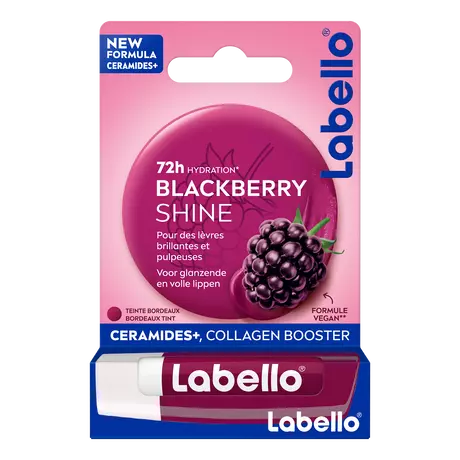 Labello Blackberry Shine 72u Hydratatie Lippenbalsem