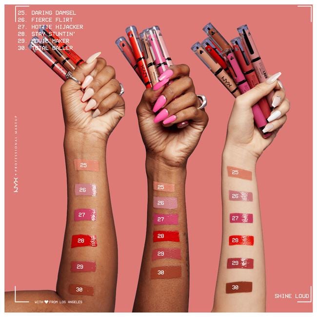 NYX Professional Makeup Shine Loud Pro Pigment Lipgloss 25 Daring Damsel