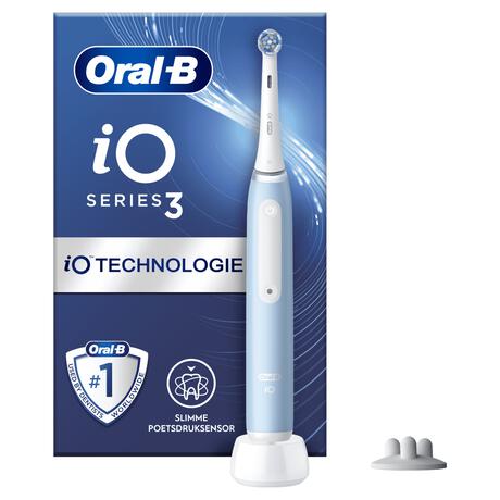 Oral-B iO 3S Blauwe Elektrische Tandenborstel By Braun - 1 stuk