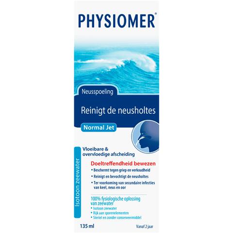 Physiomer Normal Jet Neusspray bij Verkoudheid 135 ML