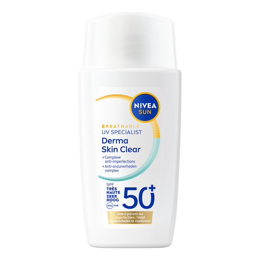 NIVEA SUN UV Face Derma Skin Clear Zonnebrand SPF 50+40 ML