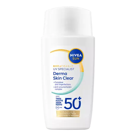 NIVEA SUN UV Face Derma Skin Clear Zonnebrand SPF 50+40 ML