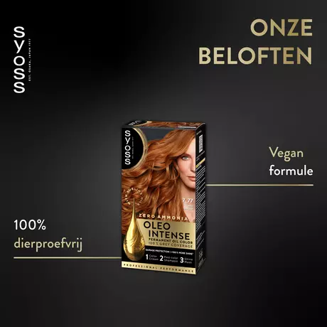 Syoss Oleo Intense Permanente Haarkleuring 7-77 Koperblond