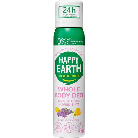 Happy Earth 100% Natural Whole Body Deo Spray Lavender Ylang 100ML