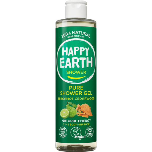 Happy Earth 100% Natuurlijke Bergamot Cedarwood Douchegel 300 ML