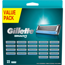 Gillette Mach3 Navulmesjes Grootverpakking 22 Stuks