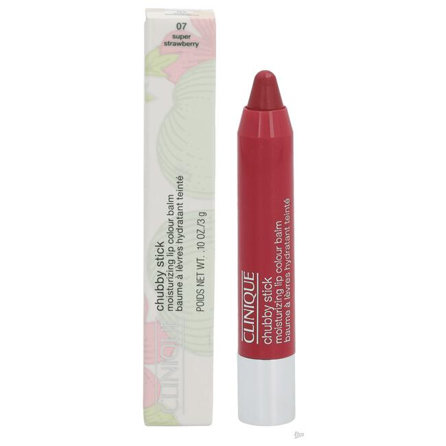 Clinique Chubby Stick Moisturizing Lip Colour Balm 07 Super Strawberry