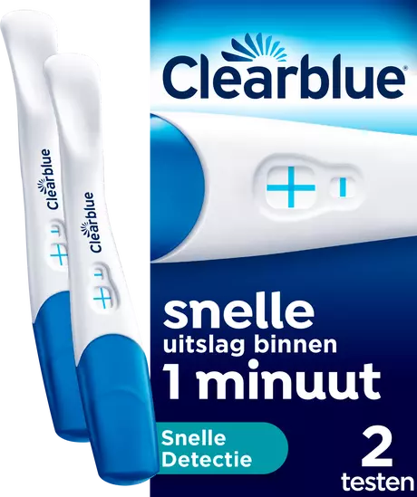 Clearblue Snelle Detectie Zwangerschapstest 2 stuks