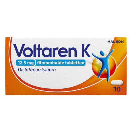 Voltaren K 12,5 MG Pijnstiller Diclofenac-Kalium Tabletten 10 stuks