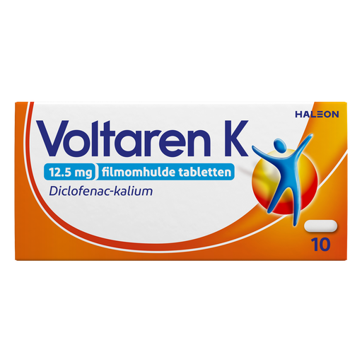 Voltaren K 12,5 MG Pijnstiller Diclofenac-Kalium Tabletten 10 stuks