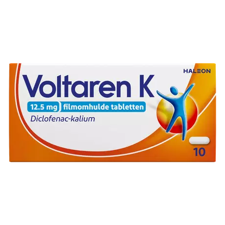 Voltaren K 12,5 MG Pijnstiller Diclofenac-Kalium Tabletten 10 stuks