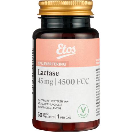Etos Lactasetolerantie 4500 30 kauwtabletten