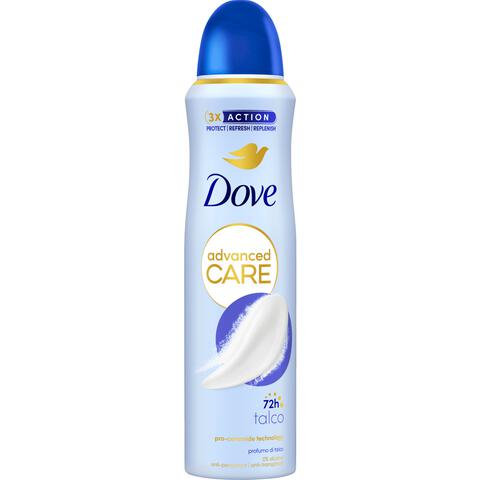 Dove Advanced Care Talco Anti-Transpirant Deodorant Spray 150 ML