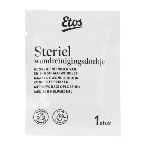 Etos Steriele Wondreinigingsdoekjes 10 doekjes