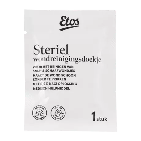 Etos Steriele Wondreinigingsdoekjes Doekjes 10 stuks