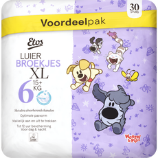 Etos Woezel & Pip Luierbroekjes Extra Large Voordeelpak Maat 6 16+ kilo 30 stuks