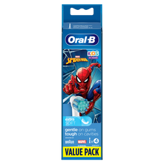 Oral-B Kids Spiderman Opzetborstels 4 Stuks