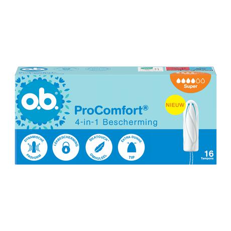 O.B. Pro Comfort Advanced Super Tampons 16 Stuks