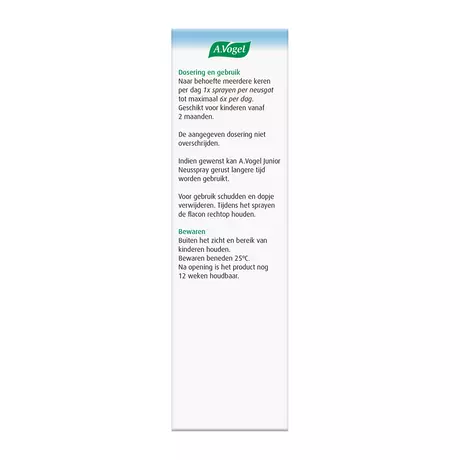 A.Vogel Neusspray Junior bij Verstopte Kinderneusjes Spray 15 ML