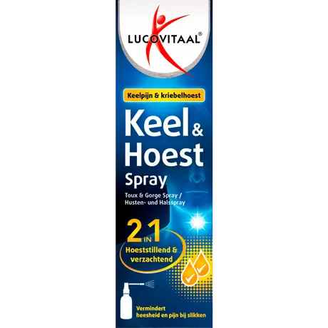 Lucovitaal Keel & Hoest Spray 20 ML