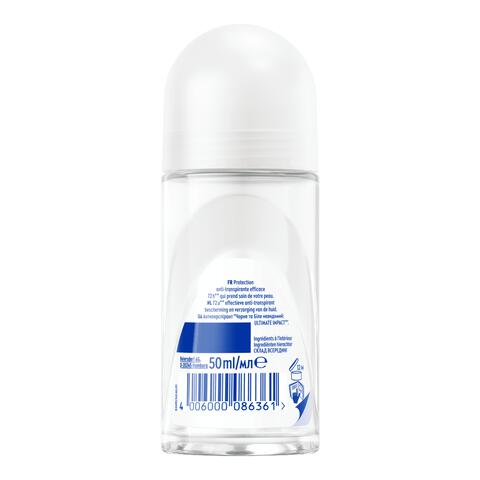 NIVEA Black & White Ultimate Impact Deodorant Roller 50 ML