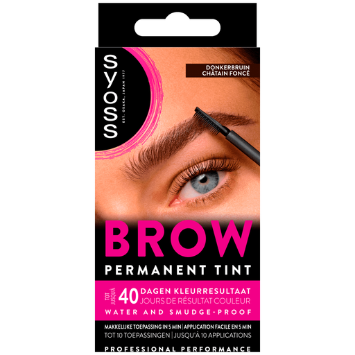 Syoss Browtint Wenkbrauw Verf Donkerbruin 1 stuk