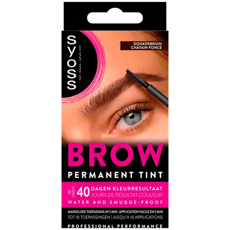 Syoss Browtint Wenkbrauw Verf Donkerbruin 1 stuk