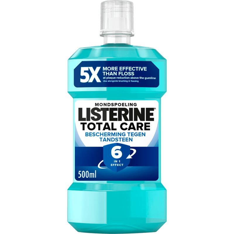 Listerine Total Care Bescherming Tegen Tandsteen Mondwater 500 ML