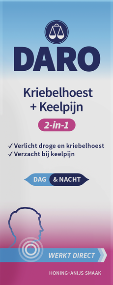 Daro 2in1 kriebelhoest+keelpijn