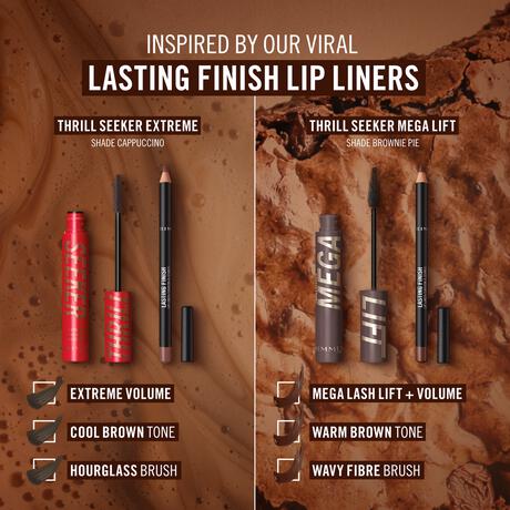 Rimmel London Thrill Seeker Mega Lift Mascara Bruin 3 Brownie Pie