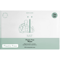 Naïf Plasticvrije Billendoekjes voor Baby & Kids 16 packs