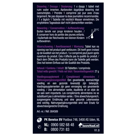 Lucovitaal Super Collageen Vega 30 Tabletten