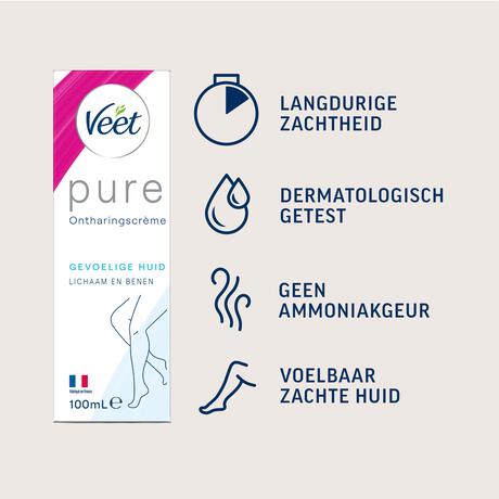 Veet Ontharingscreme Gevoelige Huid Minima 100 ML