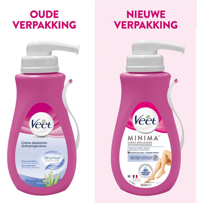token Christian Schaap Veet Minima Ontharingscreme Gevoelige Huid 400 ML 400 ML | Etos