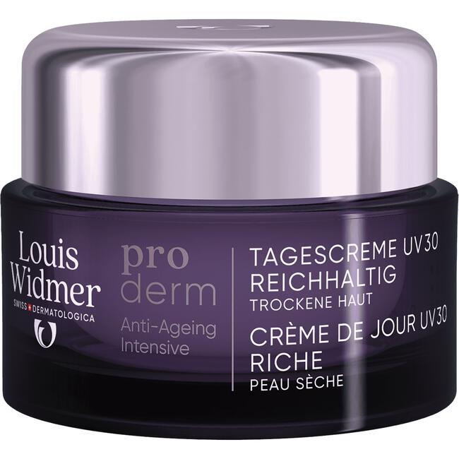 Louis Widmer Proderm Dagcrème UV SPF 30 Rijke Textuur Zonder Parfum 50 ML