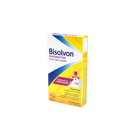 Bisolvon Droge Hoest en Keelpijn Zuigtabletten 16 stuks