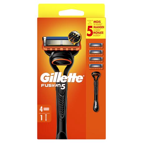 Gillette Fusion Scheerapparaat Met 4 Navulmesjes