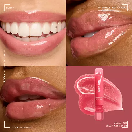 NYX Professional Makeup Jelly Job Lipgloss 08 Jelly Kiss'd Roze