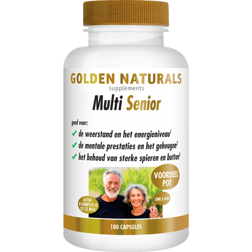 Golden Naturals Multi Senior Capsules 180 stuks