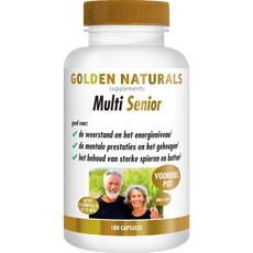 Golden Naturals Multi Senior Capsules 180 stuks