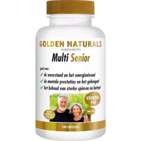 Golden Naturals Multi Senior Capsules 180 stuks